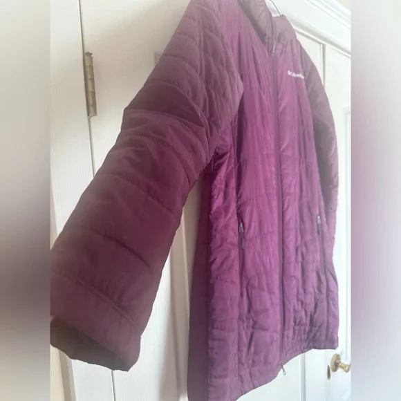 Columbia Women's Deep Purple Omni Heat Coat EUC - Picture 5 of 9